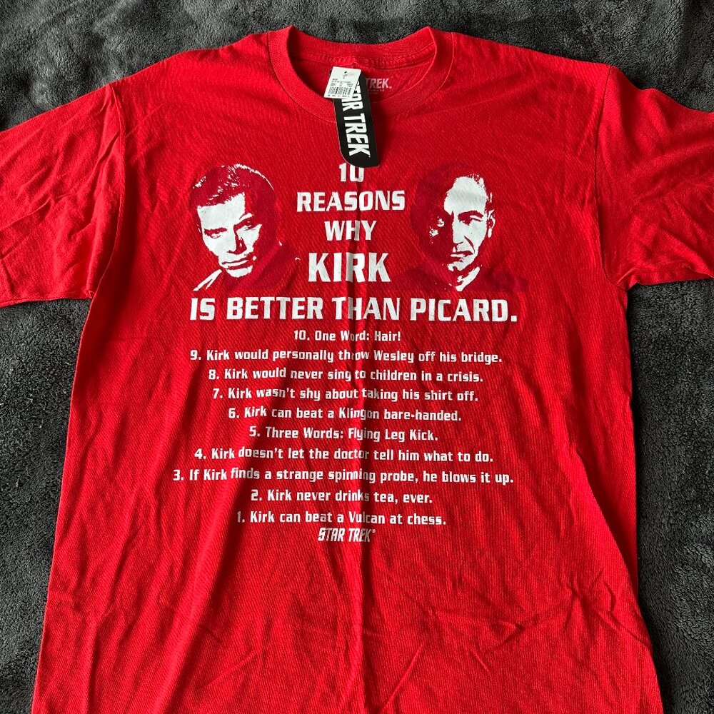 Star Trek Graphic Tee Size L